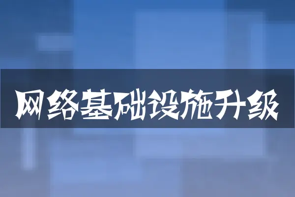 网络基础设施升级